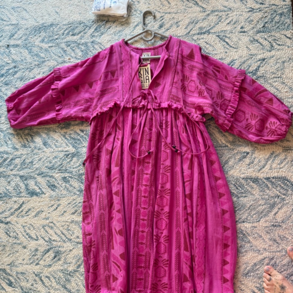 KINGA CSILLA TUCAN MAXI DRESS NEW WITH TAGS, AUS SIZE 12 - Picture 6 of 6